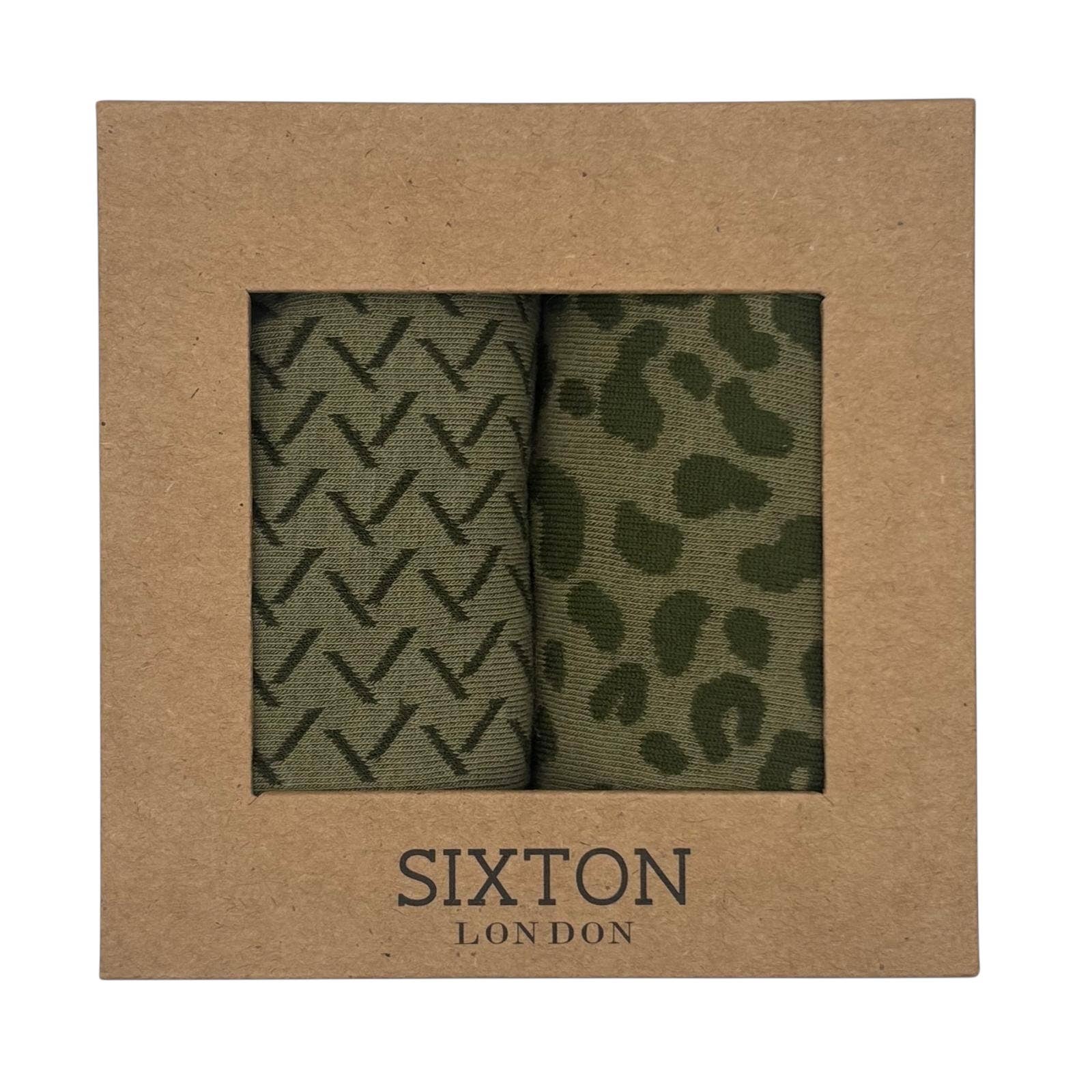 Ivy Kyoto & Leopard sock box duo