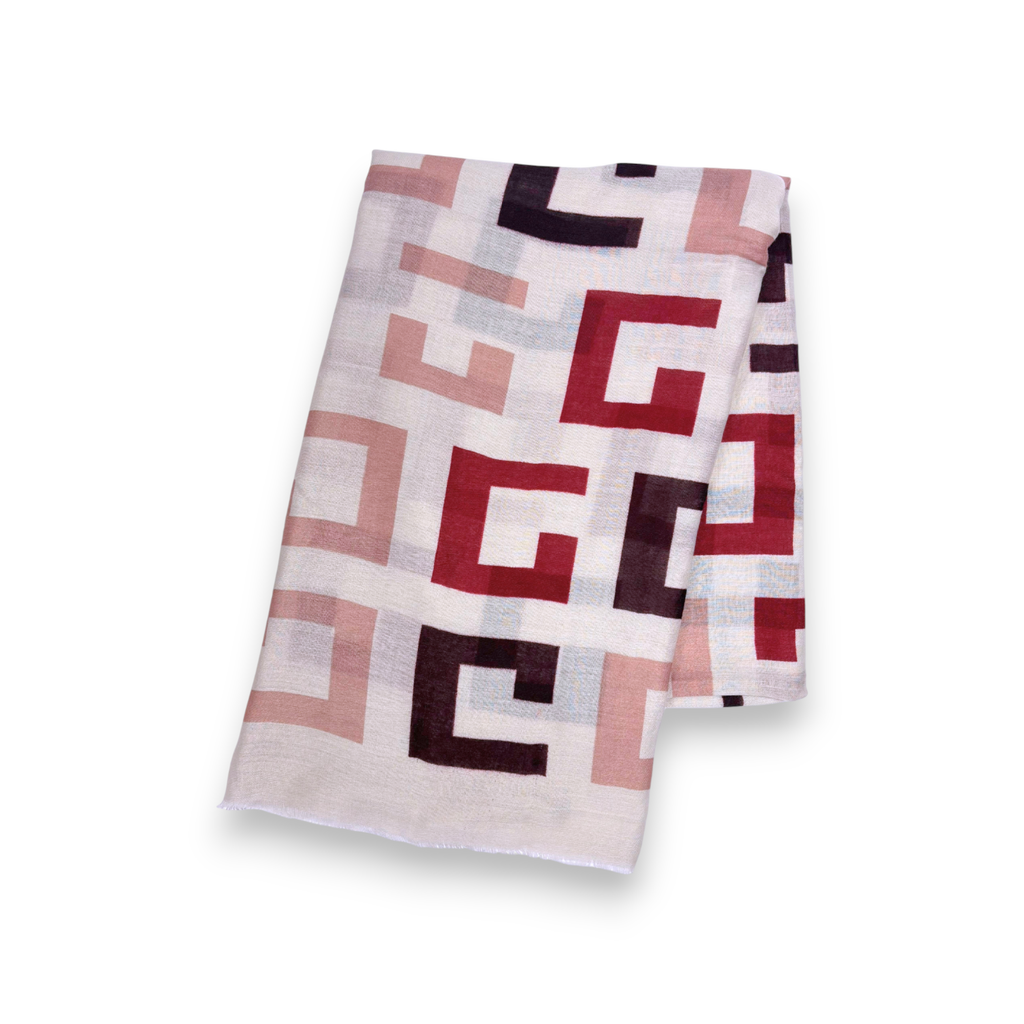 Big Geometrical Print Scarf