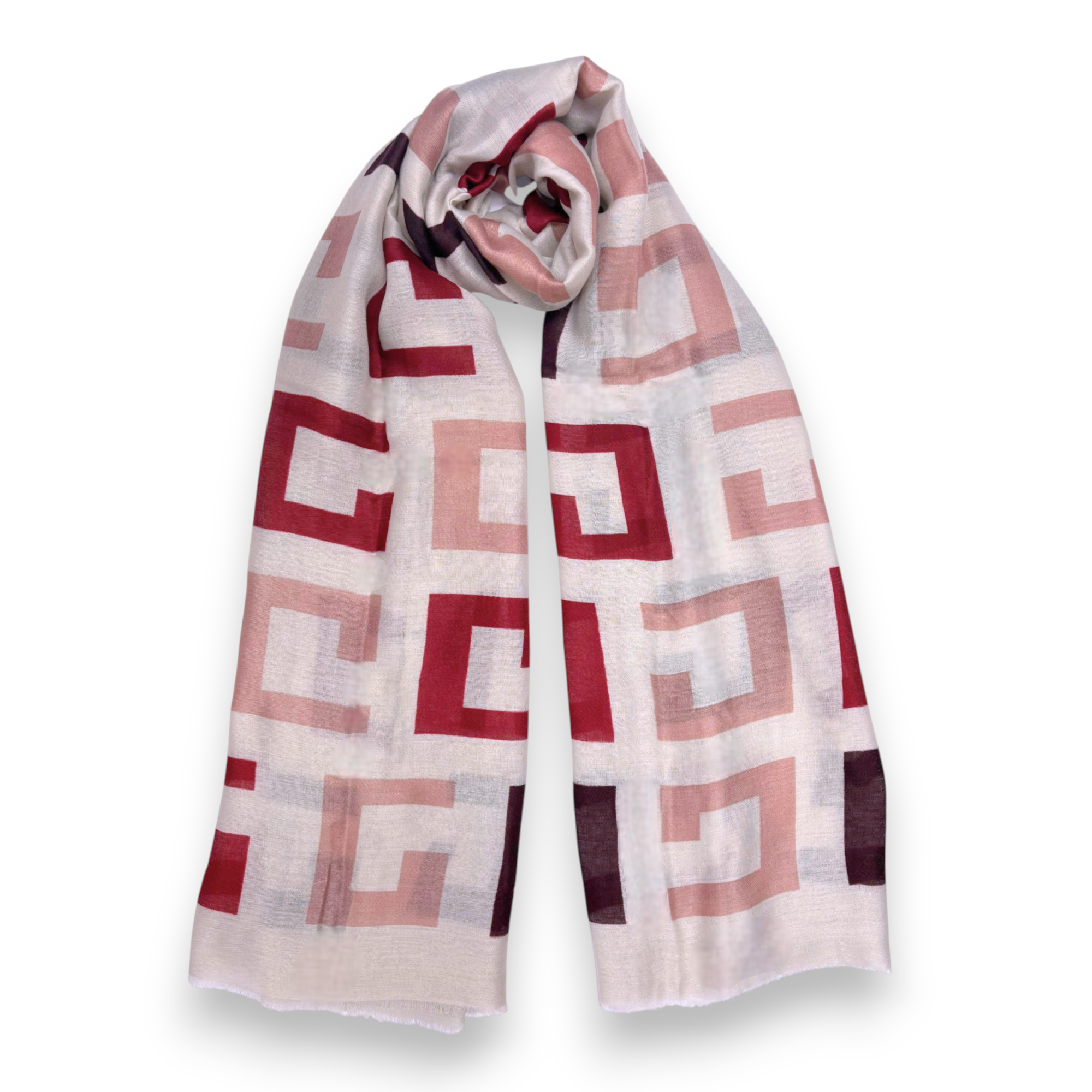 Big Geometrical Print Scarf