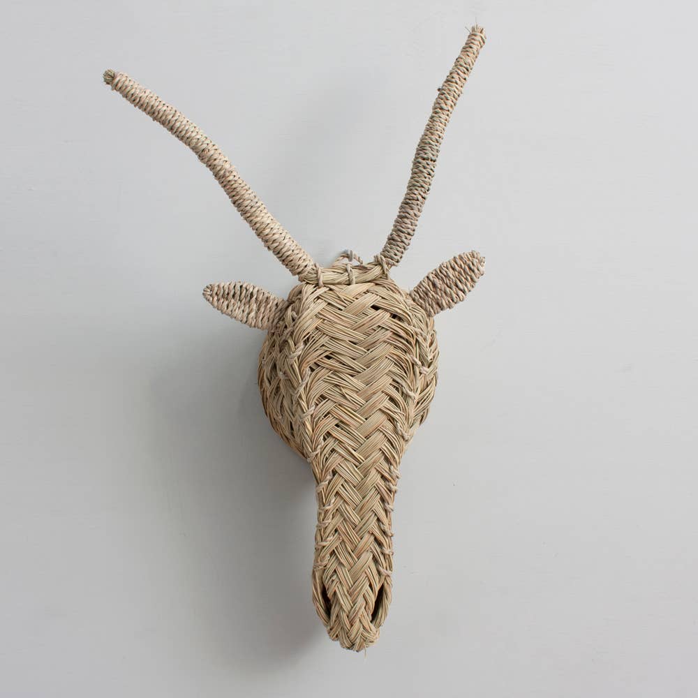 Woven Animal Head, Gazelle