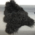 Icelandic Sheepskin Natural Curly Natural Black XL
