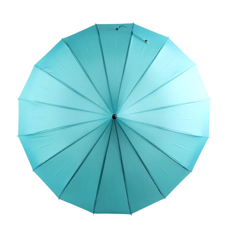 Boutique Classic Pagoda Umbrella in Teal - BCSPPATEA