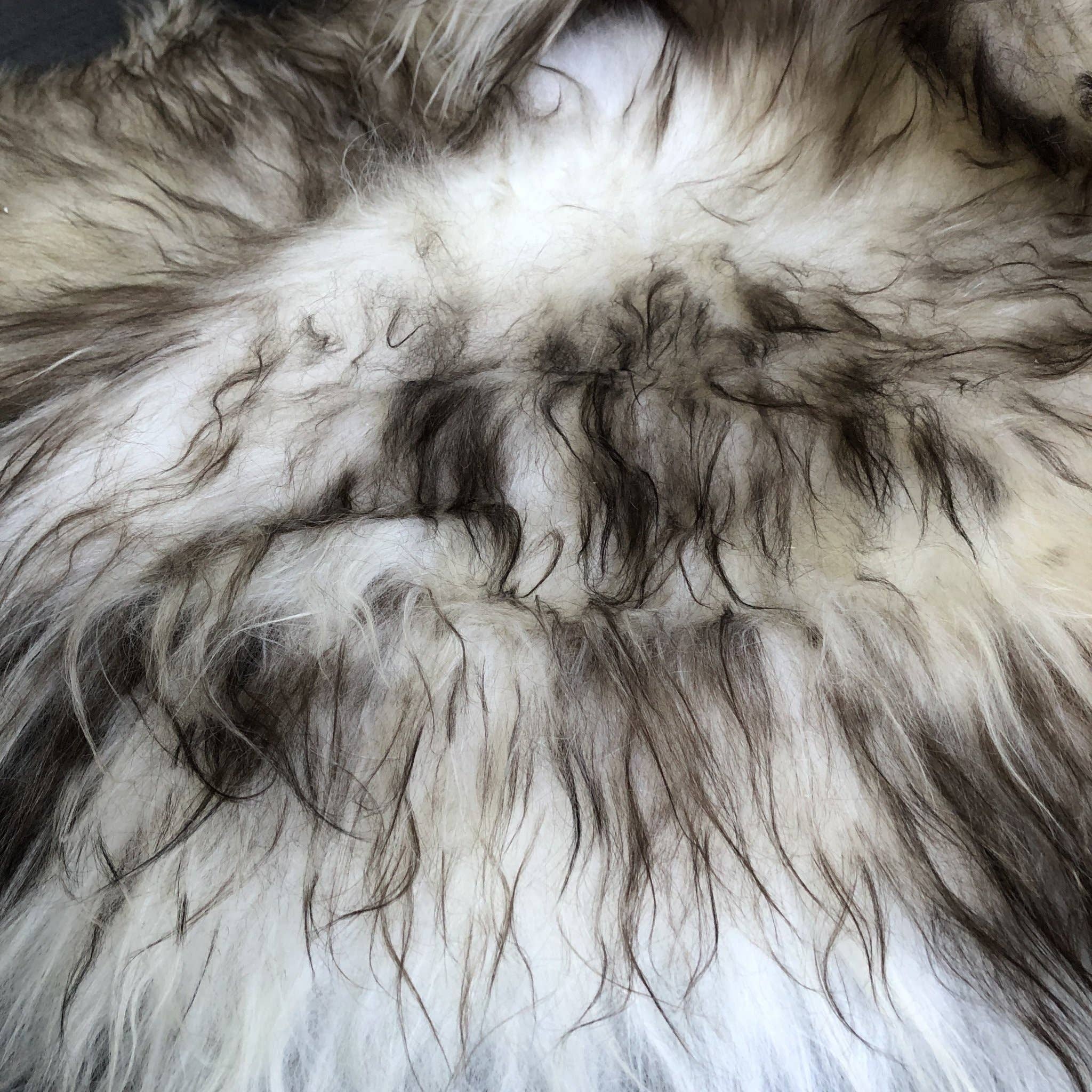 Icelandic Sheepskin Rug - Timberwolf