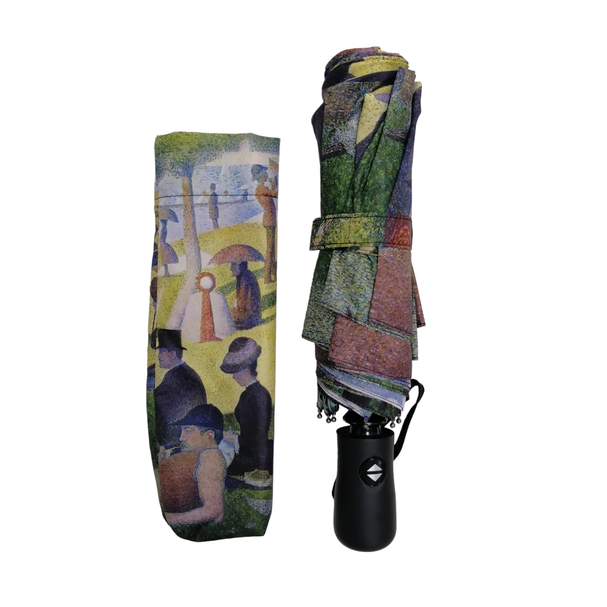 StormKing Folding Art Umbrella Seurat La Grande Jatte