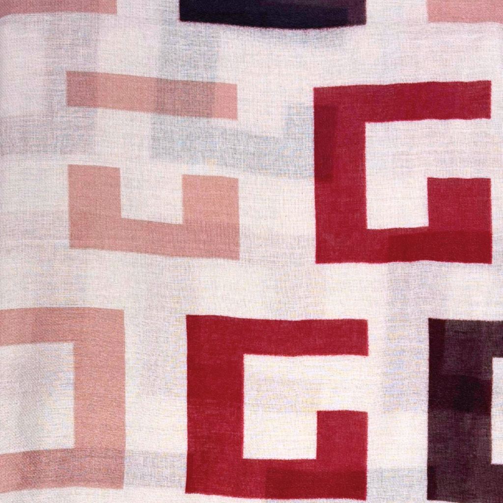 Big Geometrical Print Scarf