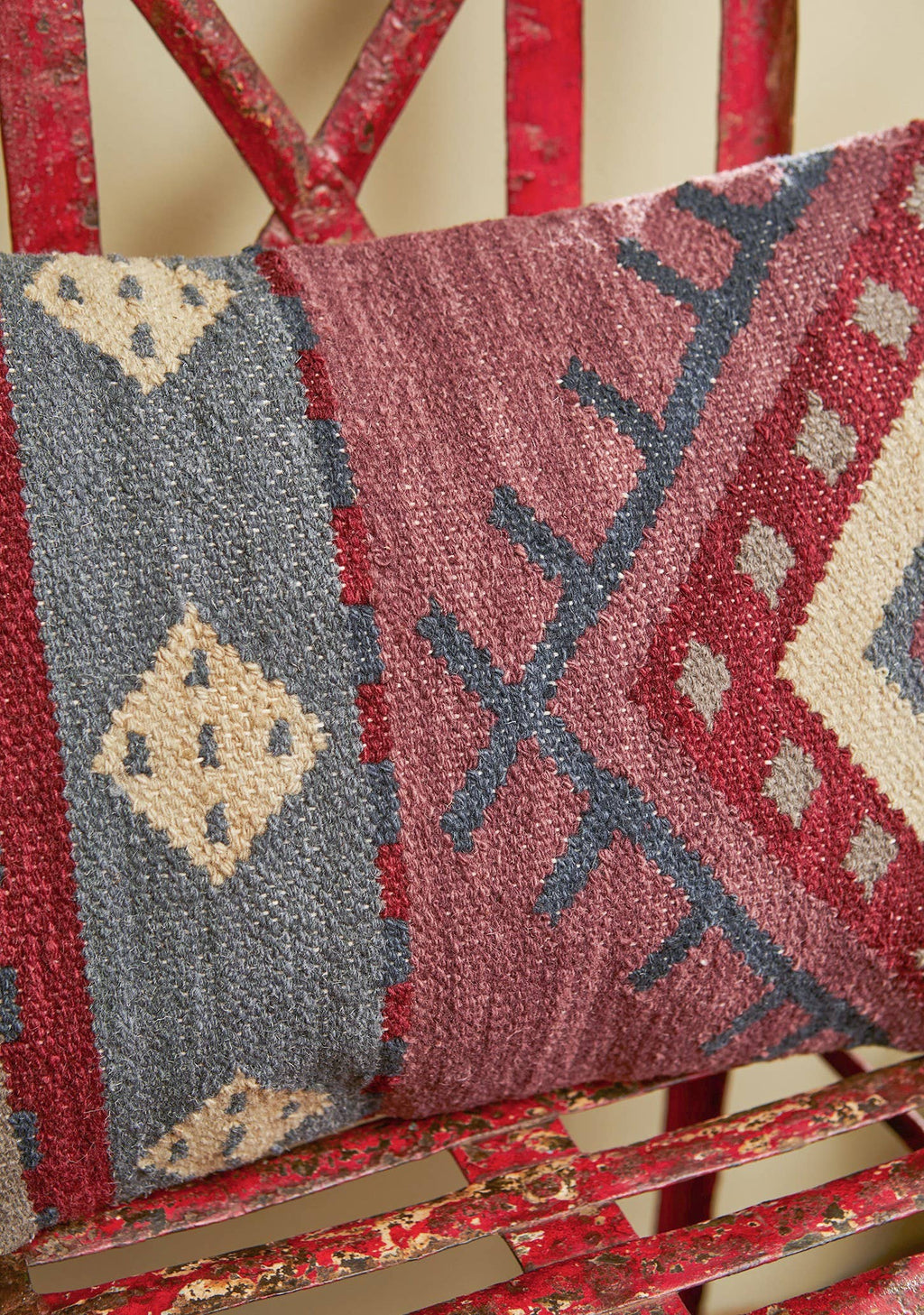 Izmir Hand Woven Wool/cotton Kilim Cushion