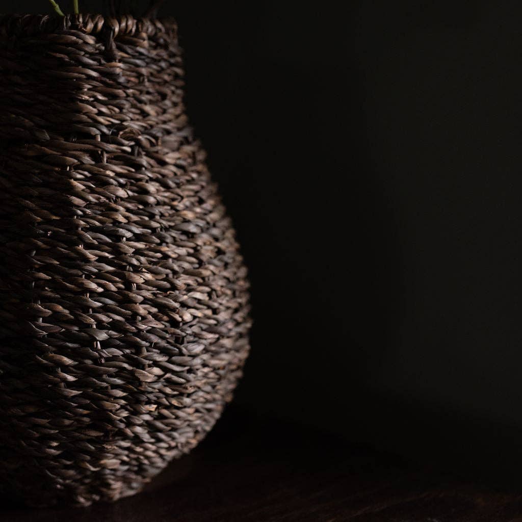 Jamalaya, Wire Framed Seagrass Vase