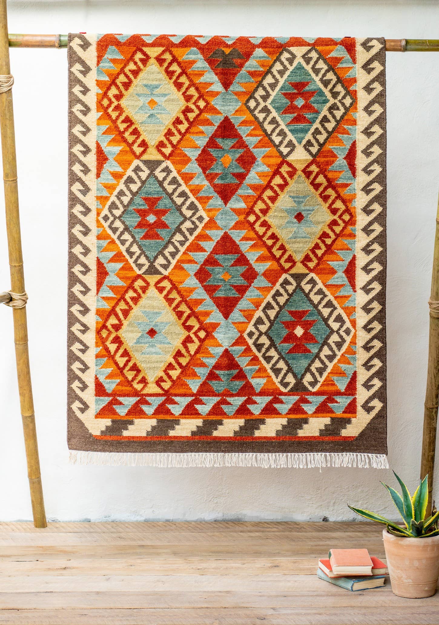 Saira Hand Loom Kilim Rug, 120 X 180cm