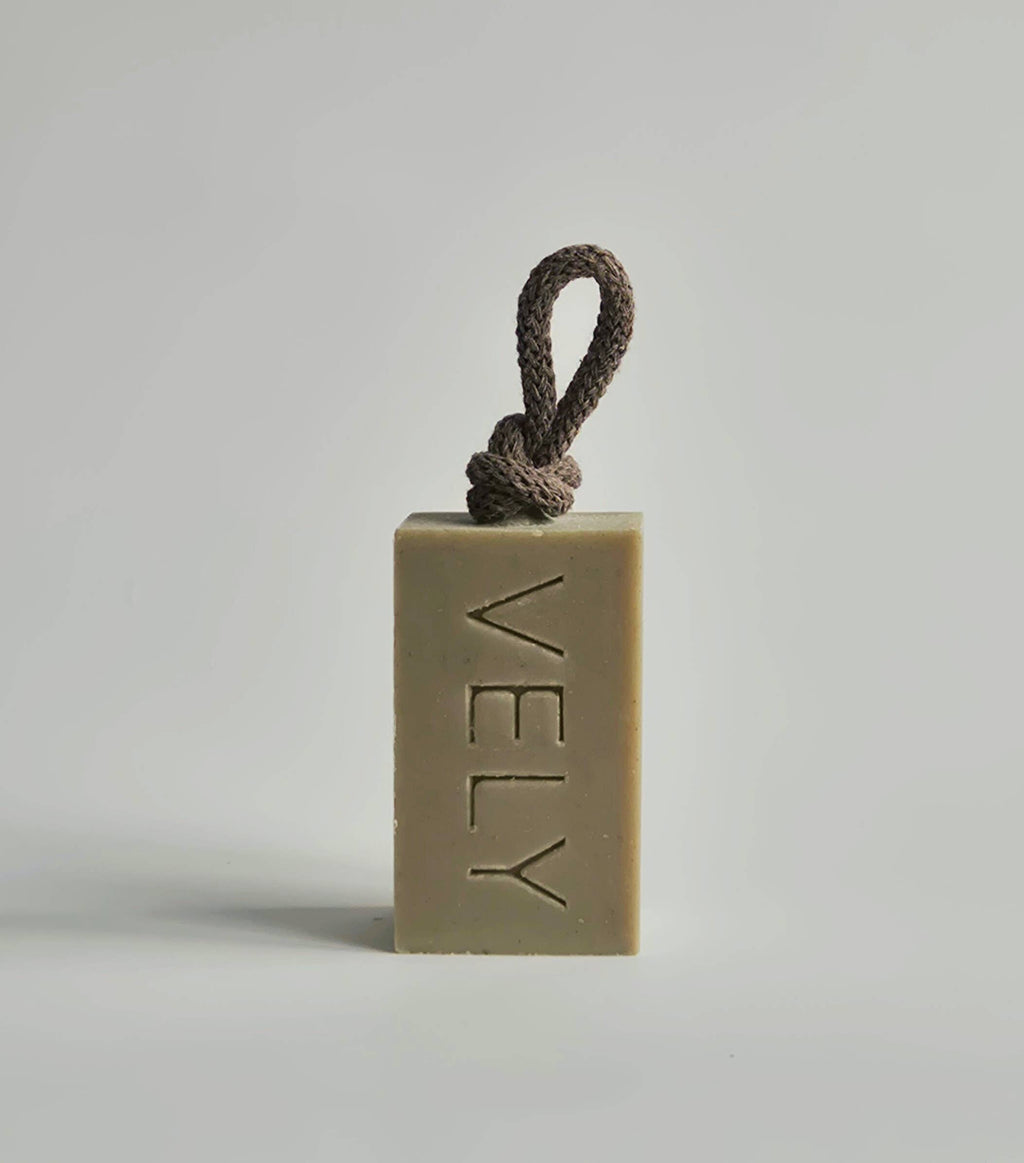 Natural Handmade Soap On A Rope "Sea Meditation" 