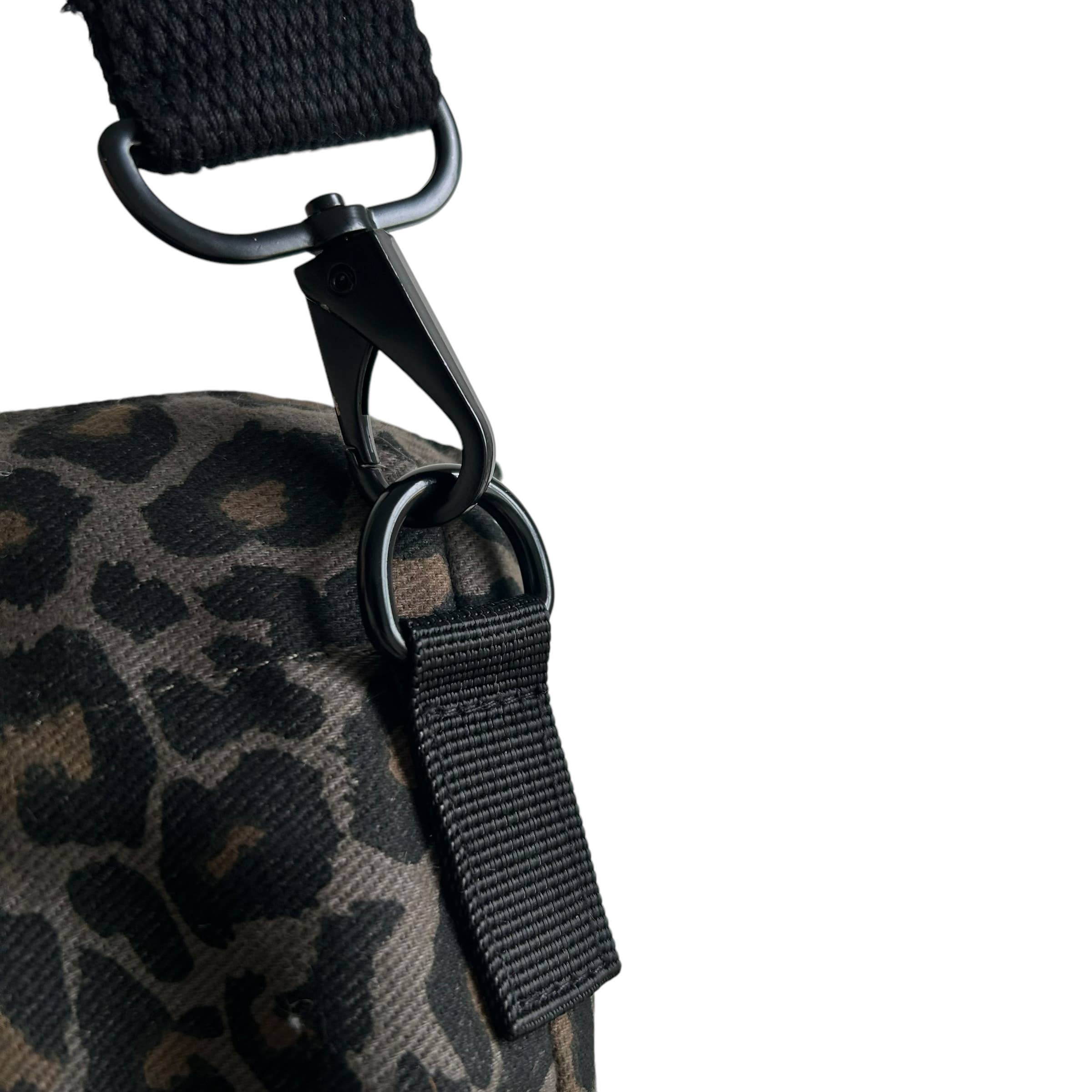 Day trip small tote bag - Grey Leopard print