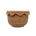 Bangali Scallop Lidded Storage Baskets