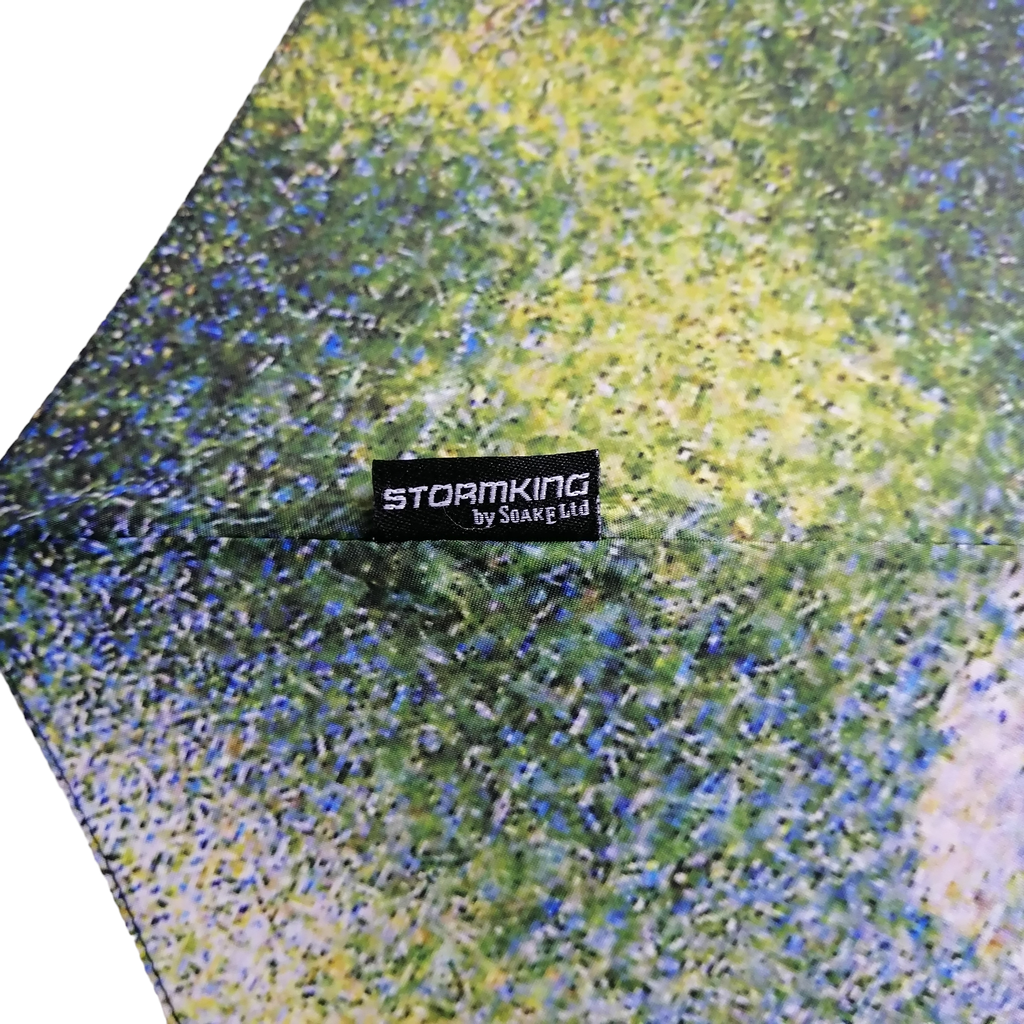 StormKing Folding Art Umbrella Seurat La Grande Jatte