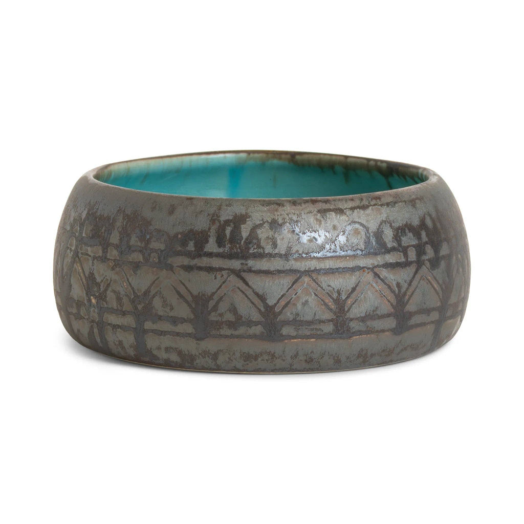Turquoise Round Cereal Bowl