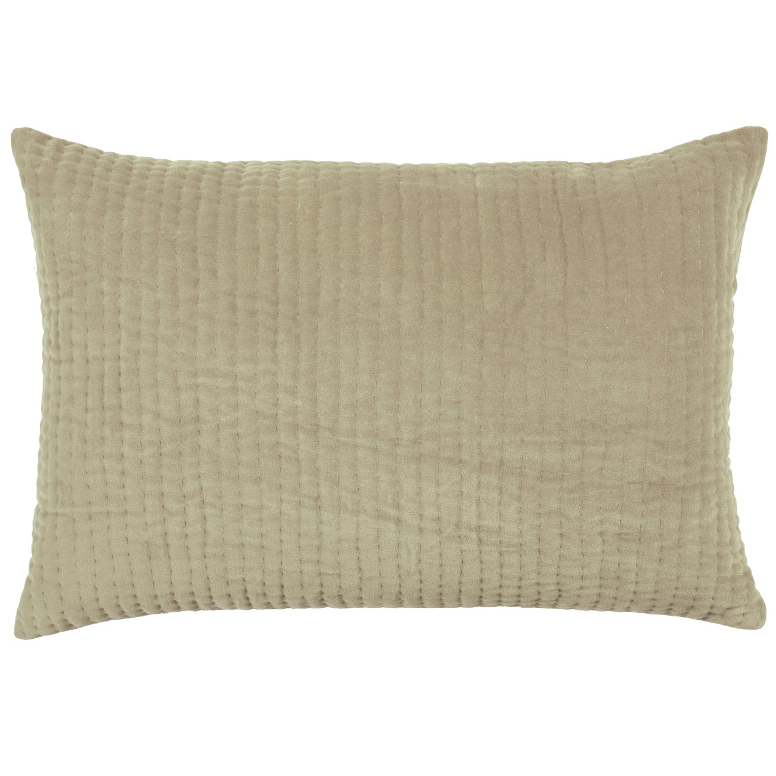 Haze Embroidered Cushion Quartz