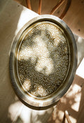 Enamel Platter Oval - Taupe