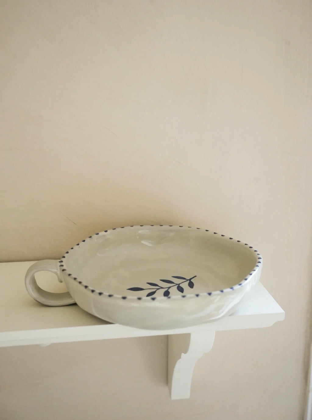 Hand Painted Botanic Dish - Ink